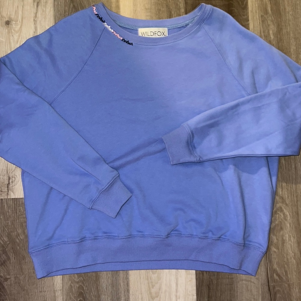 Wildfox Periwinkle women’s Sweatshirt size Medium